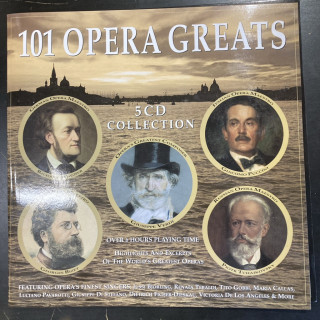 101 Opera Greats 5CD (VG/VG+) -klassinen-